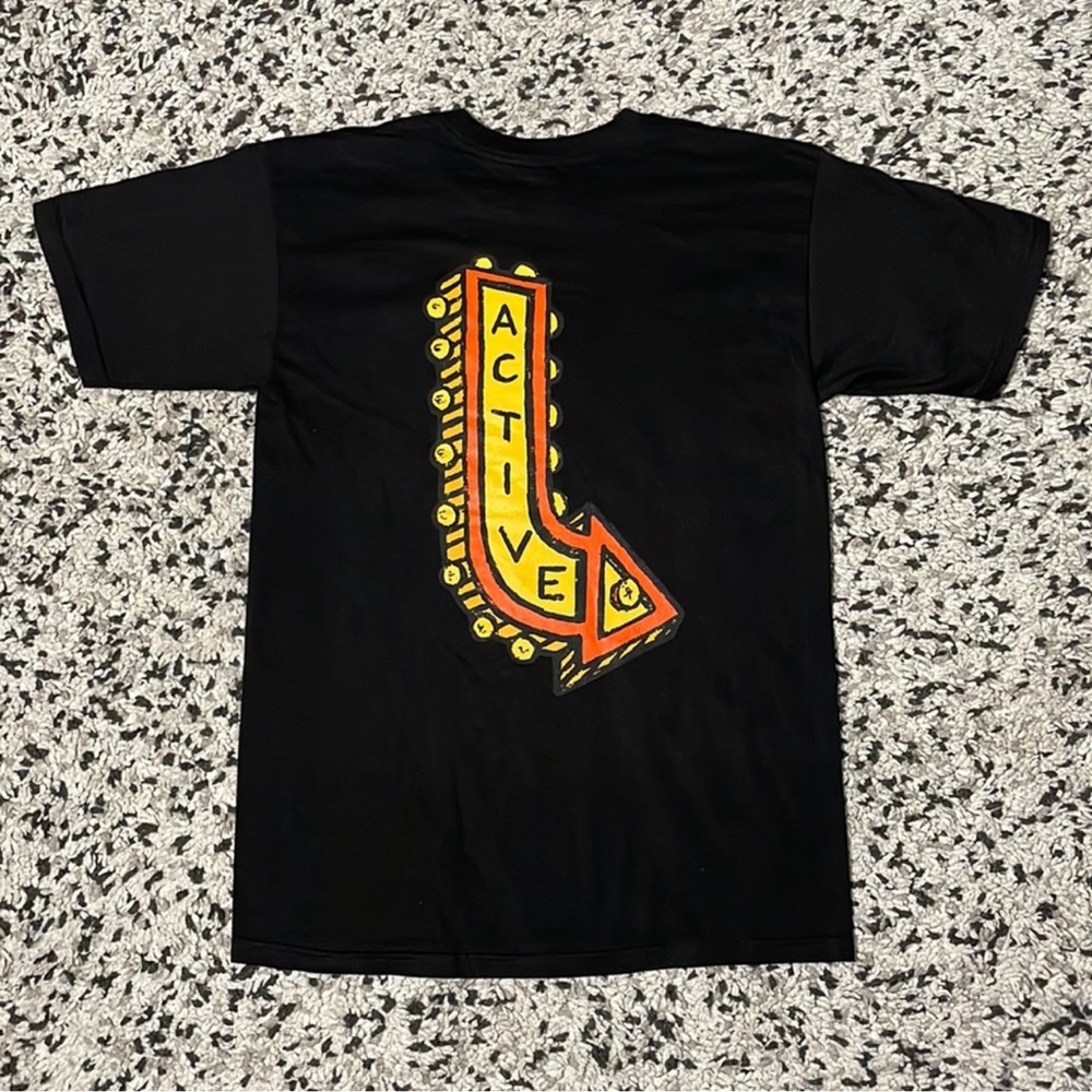 Active Ride Shop Tee Shirt Black Short Sleeve Showtime Logo  Graphic Men’s Small